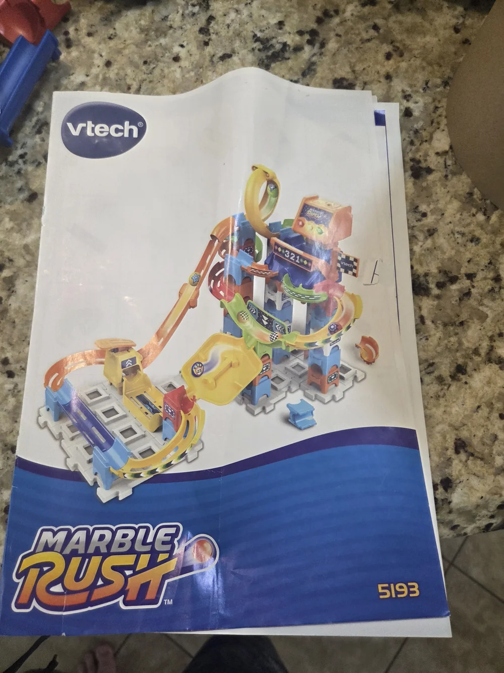 VTech Marble Rush Raceway Set 75 Pieces Building Racetrack Years 4+ Incomplete